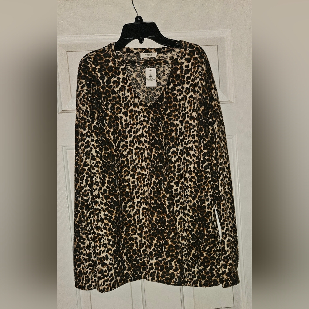 Leopard blouse